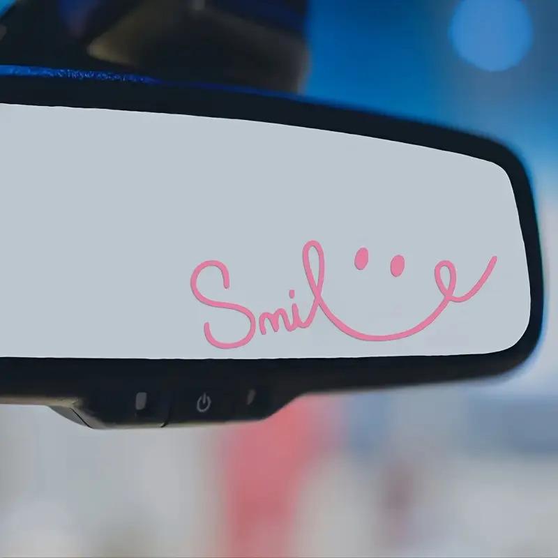 Optimistic Smile Rearview Mirror Wall Decoration - Waterproof Car Sticker for E-commerce рожевий
Optimistic Smile Rearview Mirror Wall Decoration - Waterproof Car Sticker for E-commerce рожевий