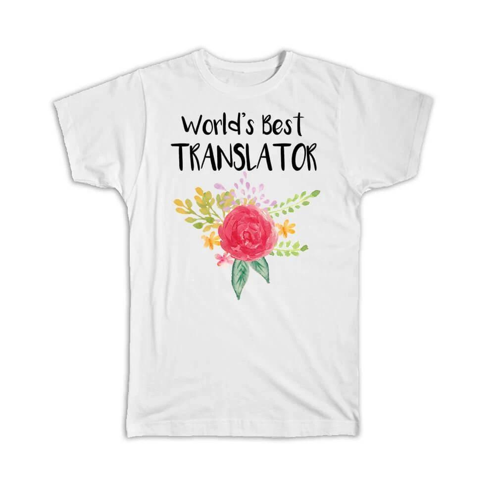 Gift T-Shirt : Worlds Best Translator Work Job Cute Flower Christmas Birthday 2XL
Gift T-Shirt : Worlds Best Translator Work Job Cute Flower Christmas Birthday 2XL