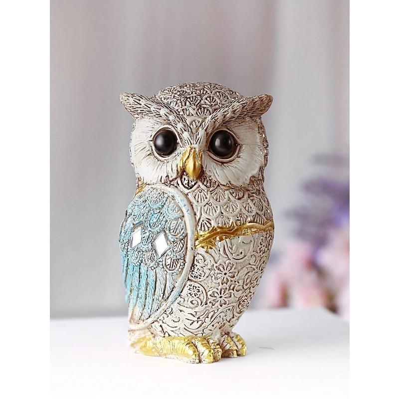 Resin Owl Statue, Creative Home Accent Decor, Interior Decoration, Lifelike Owl Figurine For Room Decoration, Home Decor Best Gifts Birthday 1 Piece Blue різнокольоровий
Resin Owl Statue, Creative Home Accent Decor, Interior Decoration, Lifelike Owl Figurine For Room Decoration, Home Decor Best Gifts Birthday 1 Piece Blue різнокольоровий