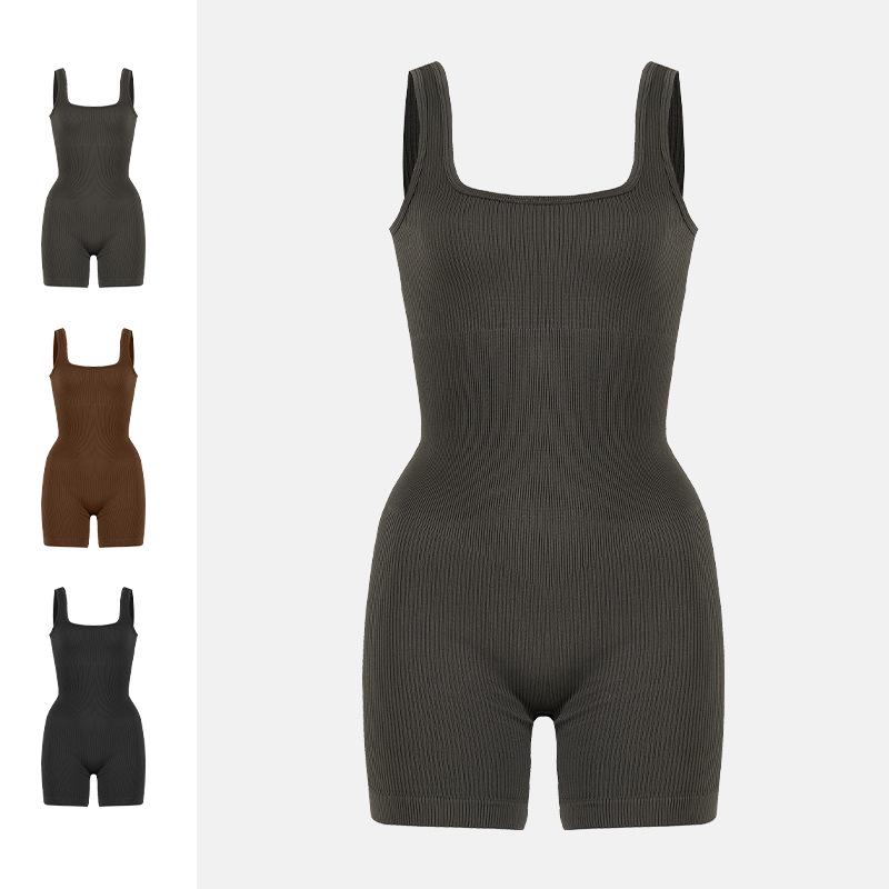 Women s Seamless High Elastic Yoga Jumpsuit with Beautiful Back Design Small оливковий колір
Women s Seamless High Elastic Yoga Jumpsuit with Beautiful Back Design Small оливковий колір