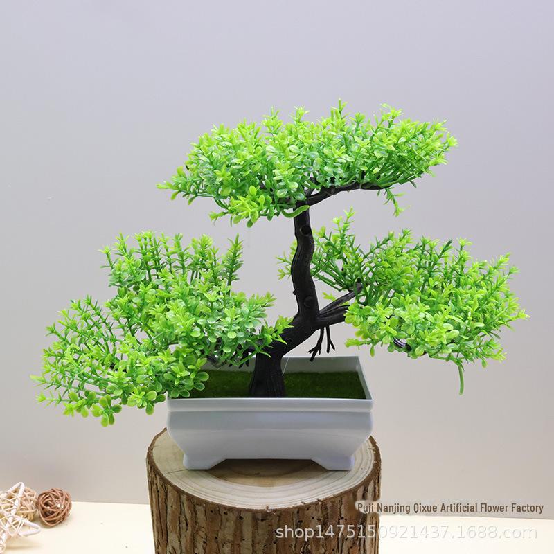 Маленькое искусственное растение в горшке - Настольный декор Бонсай
Маленькое искусственное растение в горшке - Настольный декор Бонсай