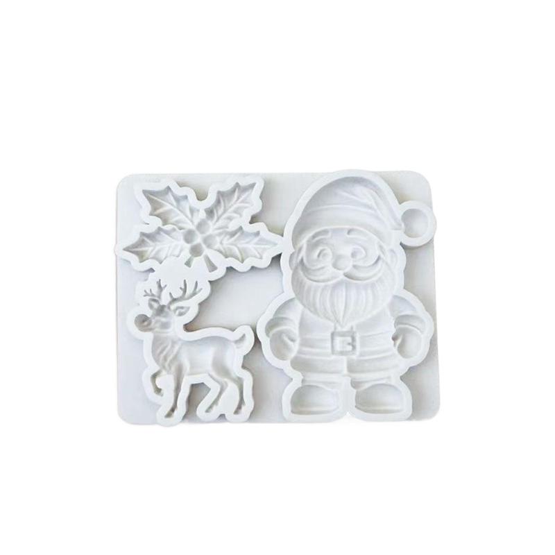 Christmas Reindeer Santa Claus Holly Leaf Fondant Silicone Mold DIY Santa Claus Chocolate Cake Decor Baking Mold
Christmas Reindeer Santa Claus Holly Leaf Fondant Silicone Mold DIY Santa Claus Chocolate Cake Decor Baking Mold