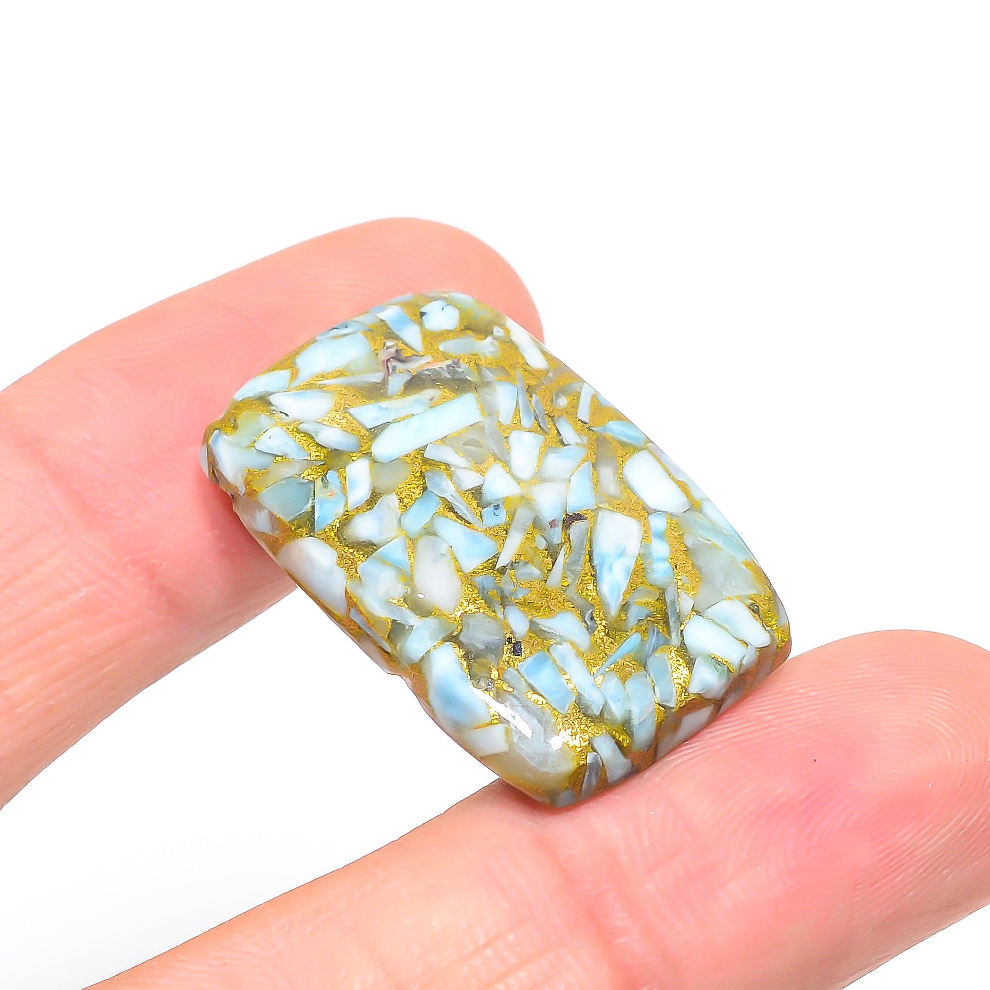 Natural Copper Larimar 2.1x3.1cm Cabochon Fine Loose Gemstone 35.5Cts. A1b41 синий
Natural Copper Larimar 2.1x3.1cm Cabochon Fine Loose Gemstone 35.5Cts. A1b41 синий
