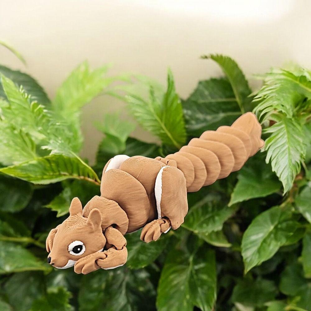 Movable Joints Squirrel Model Toys Realistic 3D Printed Diceratops Squirrel Children squirrel
Movable Joints Squirrel Model Toys Realistic 3D Printed Diceratops Squirrel Children squirrel