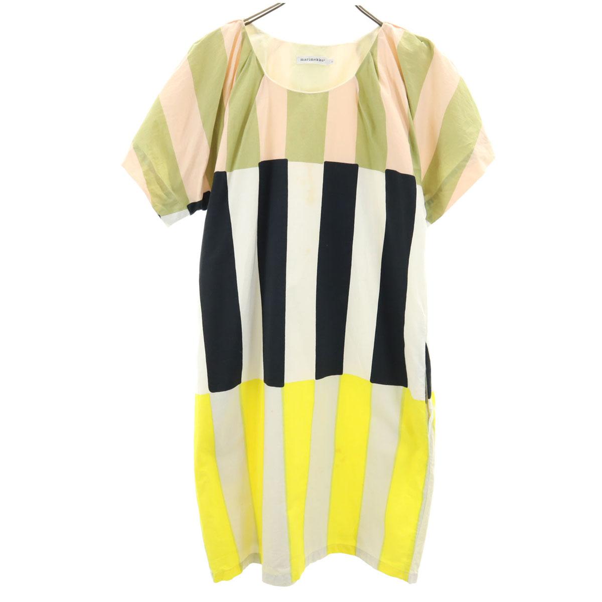 marimekko stripe Short sleeve one piece S Women Used
marimekko stripe Short sleeve one piece S Women Used