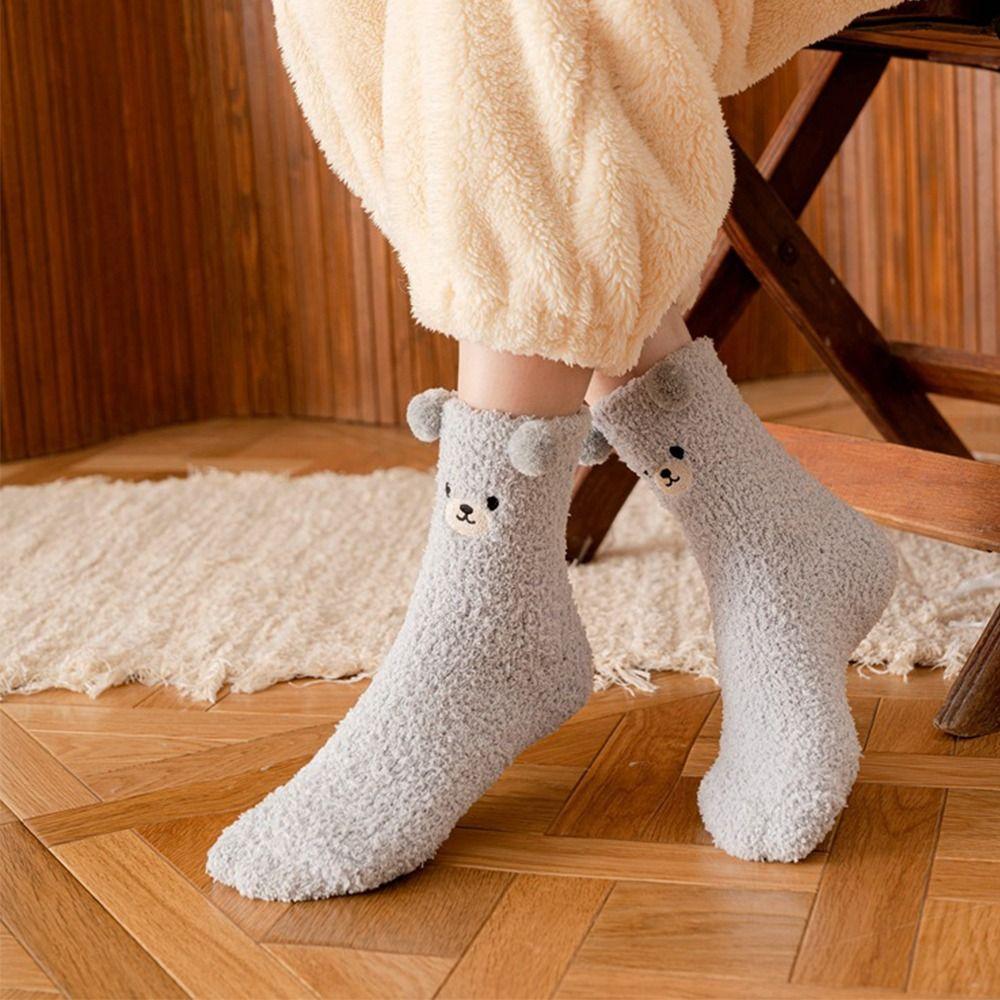 Коралловый флис, термотеплые носки-тапочки, женские чулочно-носочные изделия, милые носки для собак, носки до середины икры, домашние носки для сна
Коралловый флис, термотеплые носки-тапочки, женские чулочно-носочные изделия, милые носки для собак, носки до середины икры, домашние носки для сна