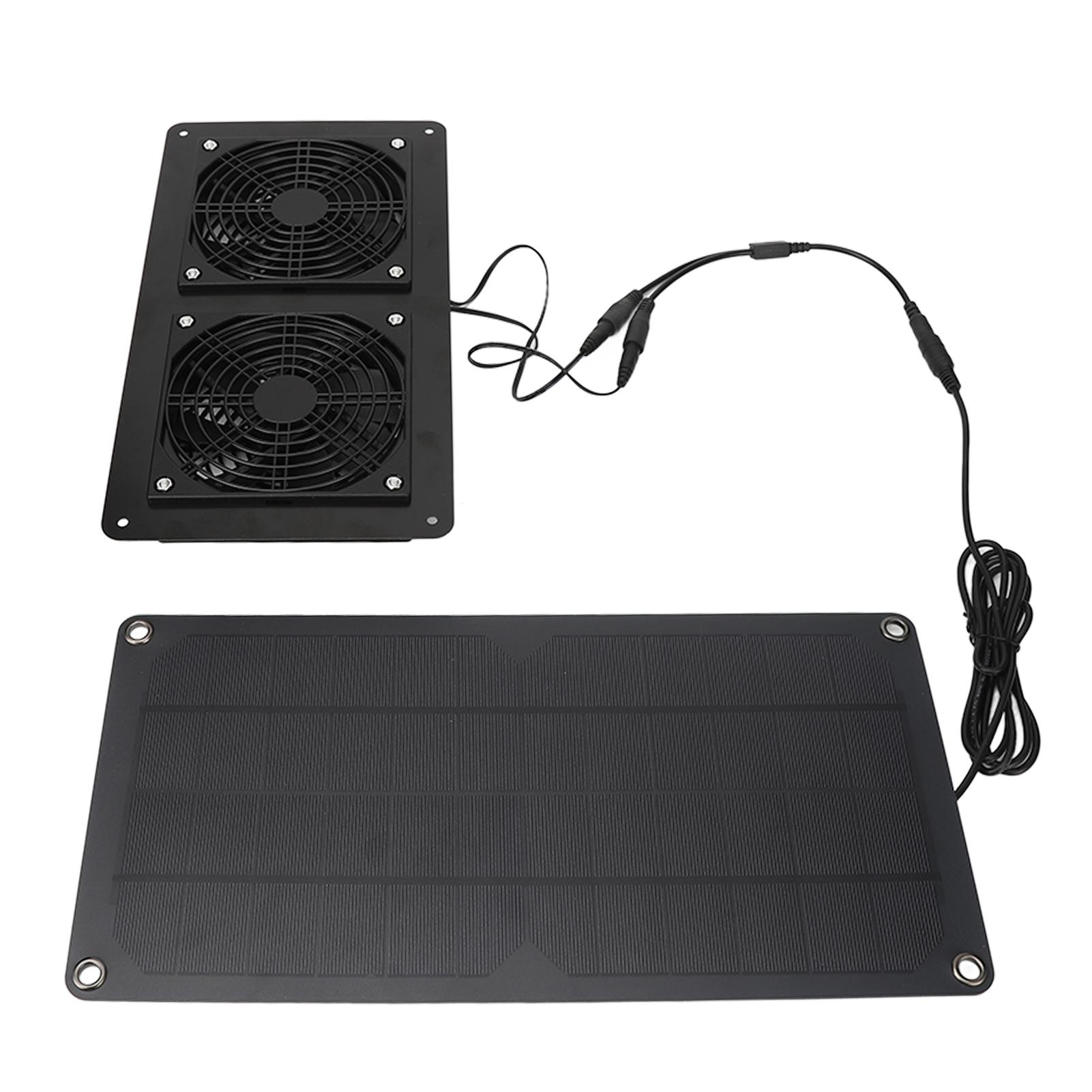 10W Solar Panel Powered Fan Efficient Fast Cooling Solar Powered Dual Fan Kits for Chicken Coop Shed Pet Houses
10W Solar Panel Powered Fan Efficient Fast Cooling Solar Powered Dual Fan Kits for Chicken Coop Shed Pet Houses