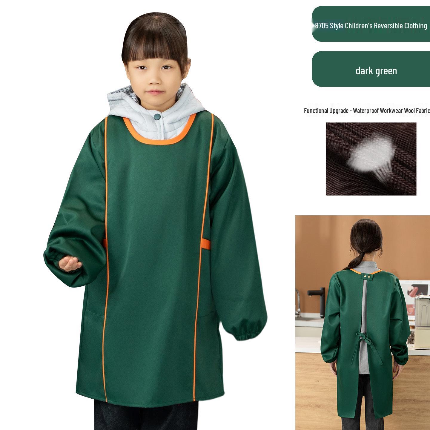 Reversible Logo Print Apron for Adults and Children – Long-Sleeve Fashion Workwear for Fruit Store, Supermarket, and Kitchen.
Reversible Logo Print Apron for Adults and Children – Long-Sleeve Fashion Workwear for Fruit Store, Supermarket, and Kitchen.