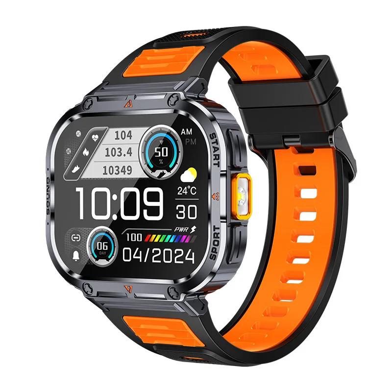 New Smart Watch Men LED Light Flashlight BT Call Music Player Sport Fitness Bracelet Calories Ultra Large Screen Smartwatch помаранчевий
New Smart Watch Men LED Light Flashlight BT Call Music Player Sport Fitness Bracelet Calories Ultra Large Screen Smartwatch помаранчевий