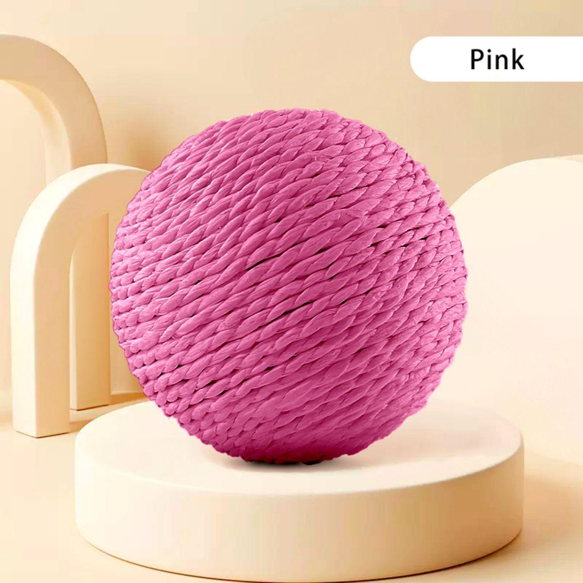 Interactive Sisal Cat Scratching Ball Toy For Kitten Teeth Cleaning Anti Bite 10CM Super Big Cat Ball Sounding Toy Pet Supplies 10CM рожевий
Interactive Sisal Cat Scratching Ball Toy For Kitten Teeth Cleaning Anti Bite 10CM Super Big Cat Ball Sounding Toy Pet Supplies 10CM рожевий