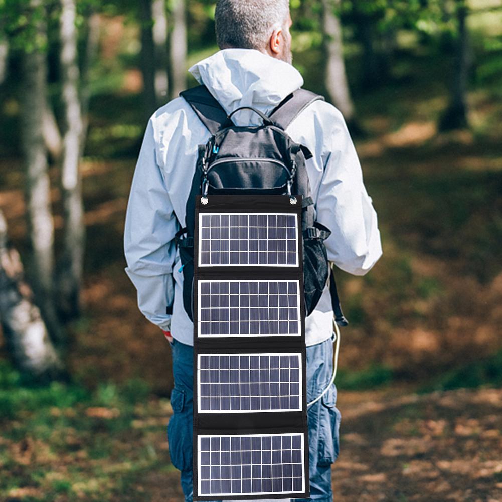 Dual USB Solar Panel Charger Waterproof Foldable Battery Charger Solar Panel with 2 Buckles 30/40/50W for Tourism Camping Hiking
Dual USB Solar Panel Charger Waterproof Foldable Battery Charger Solar Panel with 2 Buckles 30/40/50W for Tourism Camping Hiking