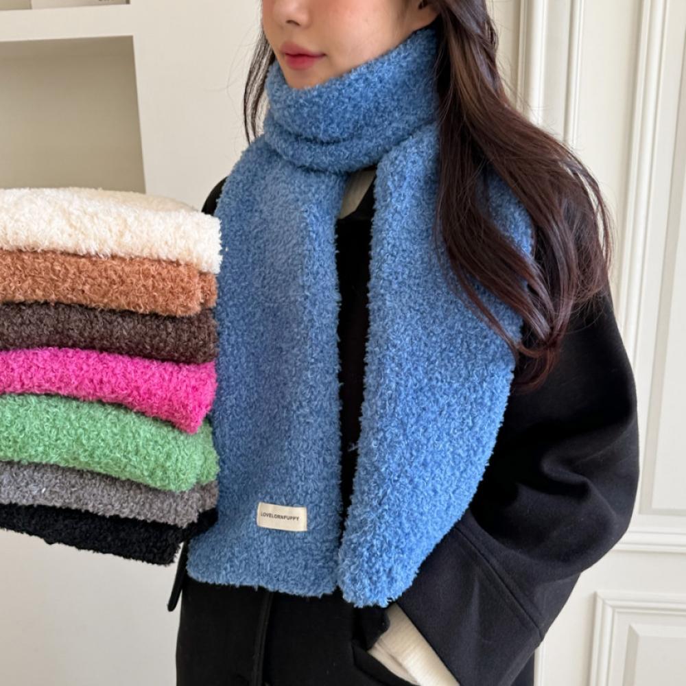 Простая зимняя шаль-глушитель Blue City Lovelun Poodle Vivid Poggle Patch, 8 цветов 
Простая зимняя шаль-глушитель Blue City Lovelun Poodle Vivid Poggle Patch, 8 цветов