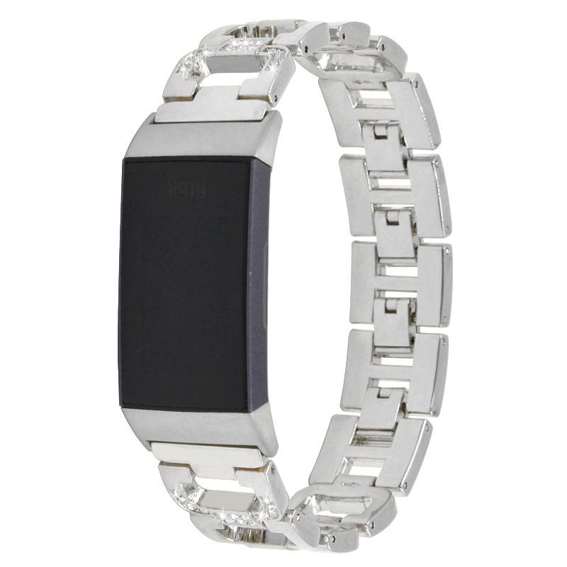 Durable Rhinestones Decor Aluminum Alloy Replacement Smart Watch Band Wrist Strap for Fitbit Charge 6/5 Silver
Durable Rhinestones Decor Aluminum Alloy Replacement Smart Watch Band Wrist Strap for Fitbit Charge 6/5 Silver
