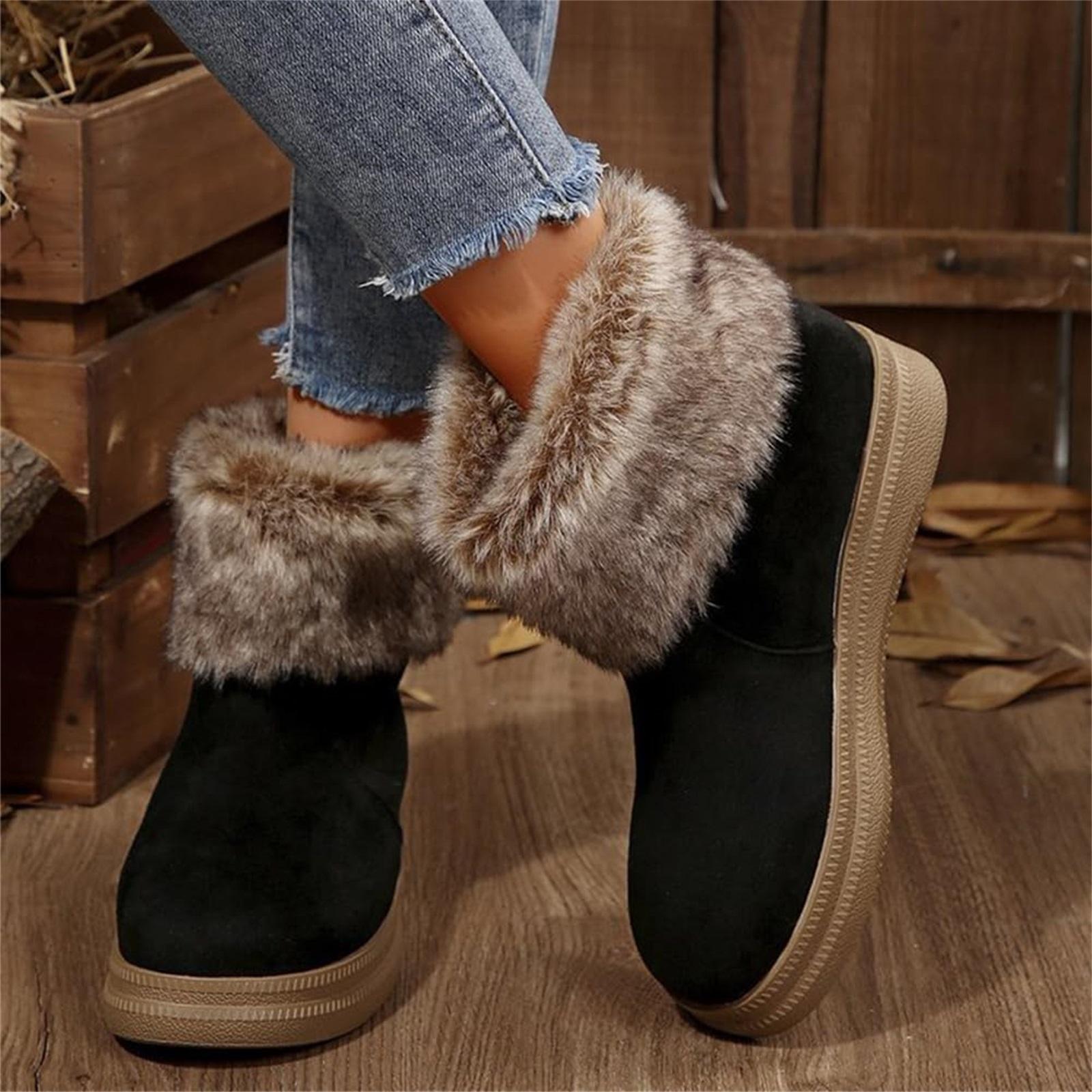 Women s Fashion Color-Blocked Short Plush Snow Boots, Round Toe Short Shaft Warm Cotton Shoes 43 чорний
Women s Fashion Color-Blocked Short Plush Snow Boots, Round Toe Short Shaft Warm Cotton Shoes 43 чорний