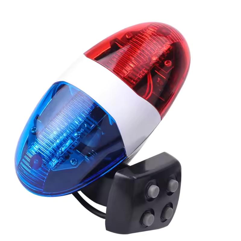 6 LED Bike Police Front Light Warning Siren Cycling Electric Horn Bell Bicycle Lamp Electronic Horn Riding Accessories
6 LED Bike Police Front Light Warning Siren Cycling Electric Horn Bell Bicycle Lamp Electronic Horn Riding Accessories