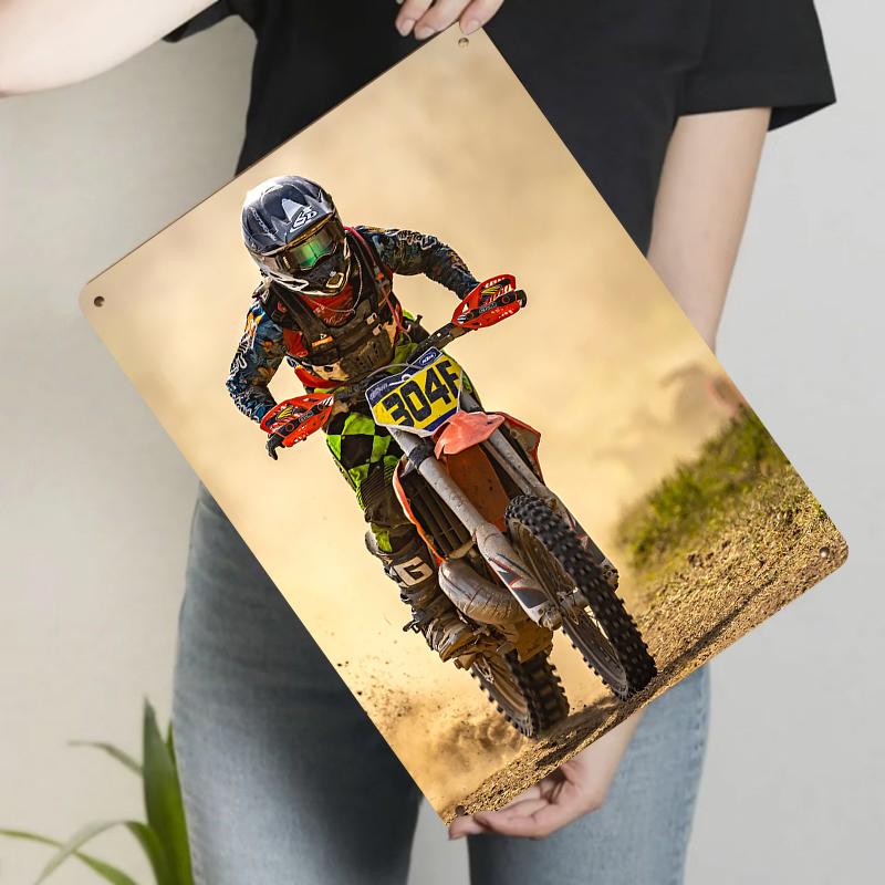 Custom Motocross Racer Metal Wall Art Home Decor Living Room Bedroom Hanging Decoration 20x30cm(7.8x11.8inch)
Custom Motocross Racer Metal Wall Art Home Decor Living Room Bedroom Hanging Decoration 20x30cm(7.8x11.8inch)