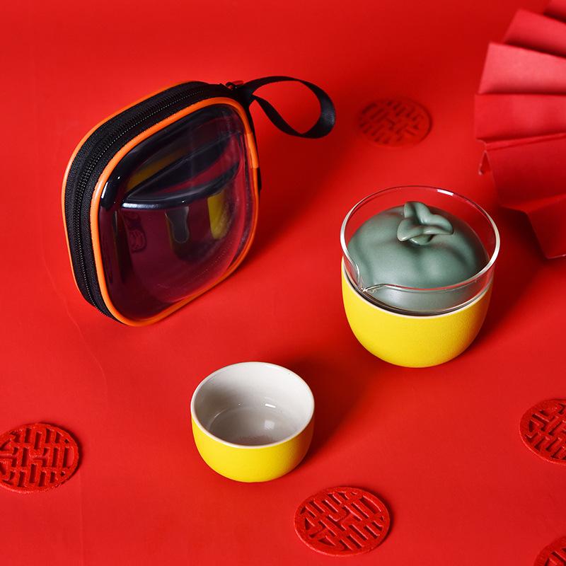 Portable Ceramic Teapot Set for Outdoor Travel, Quick Cup, 1 Pot, 2 Cups
Portable Ceramic Teapot Set for Outdoor Travel, Quick Cup, 1 Pot, 2 Cups