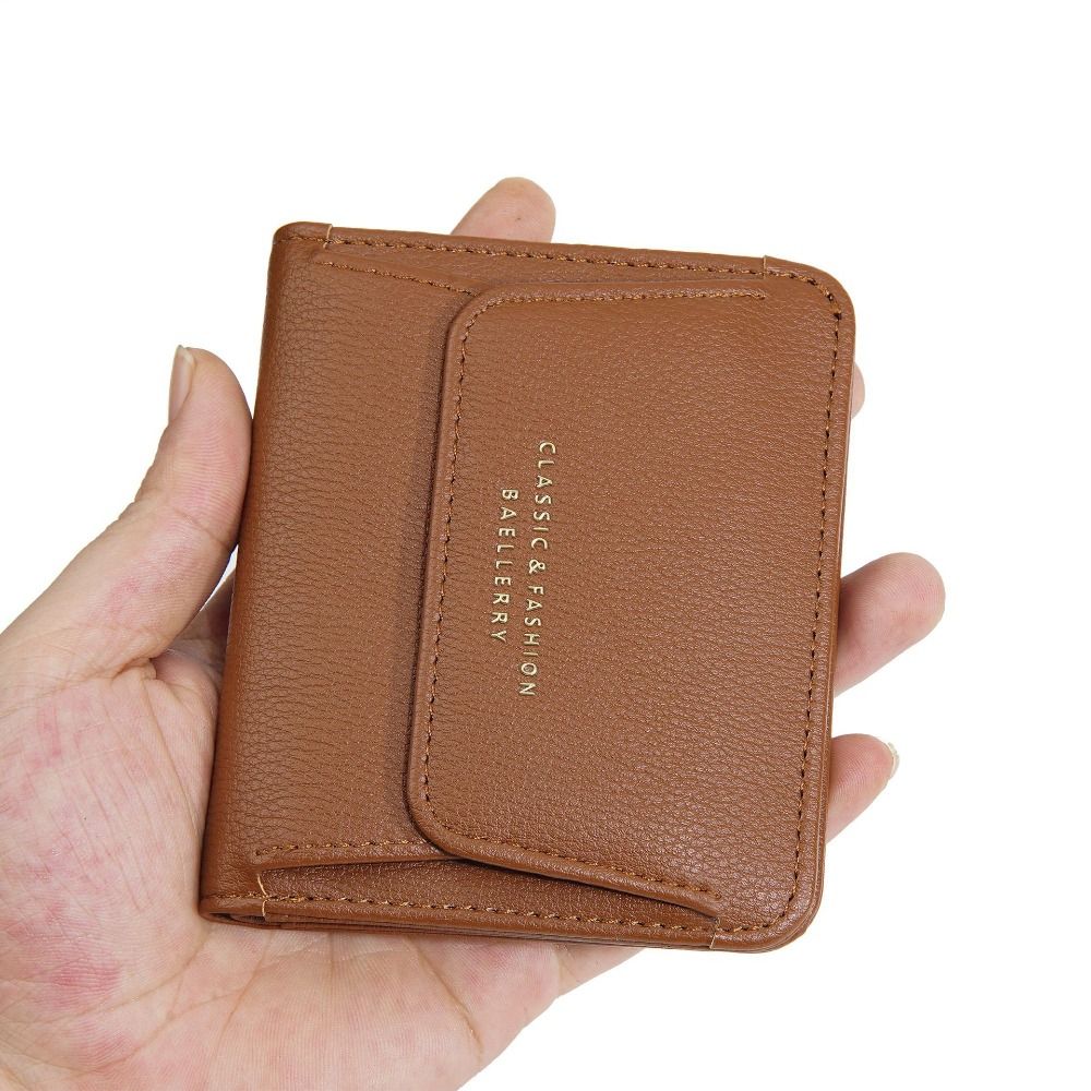 Large Capacity Women Short Wallet Elegant Bank/ID/Credit Card Bag Brand Female Purses Shopping коричневий
Large Capacity Women Short Wallet Elegant Bank/ID/Credit Card Bag Brand Female Purses Shopping коричневий