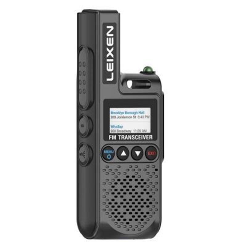 Leixun Q1 Walkie-Talkie with Type-C Port and Earphones
Leixun Q1 Walkie-Talkie with Type-C Port and Earphones