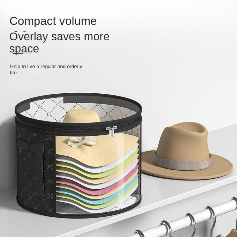 Foldable Brim Hat Storage Bag Transparent Clothing Hat Toy Storage Bag Hat Storage Bucket Travel сірий
Foldable Brim Hat Storage Bag Transparent Clothing Hat Toy Storage Bag Hat Storage Bucket Travel сірий