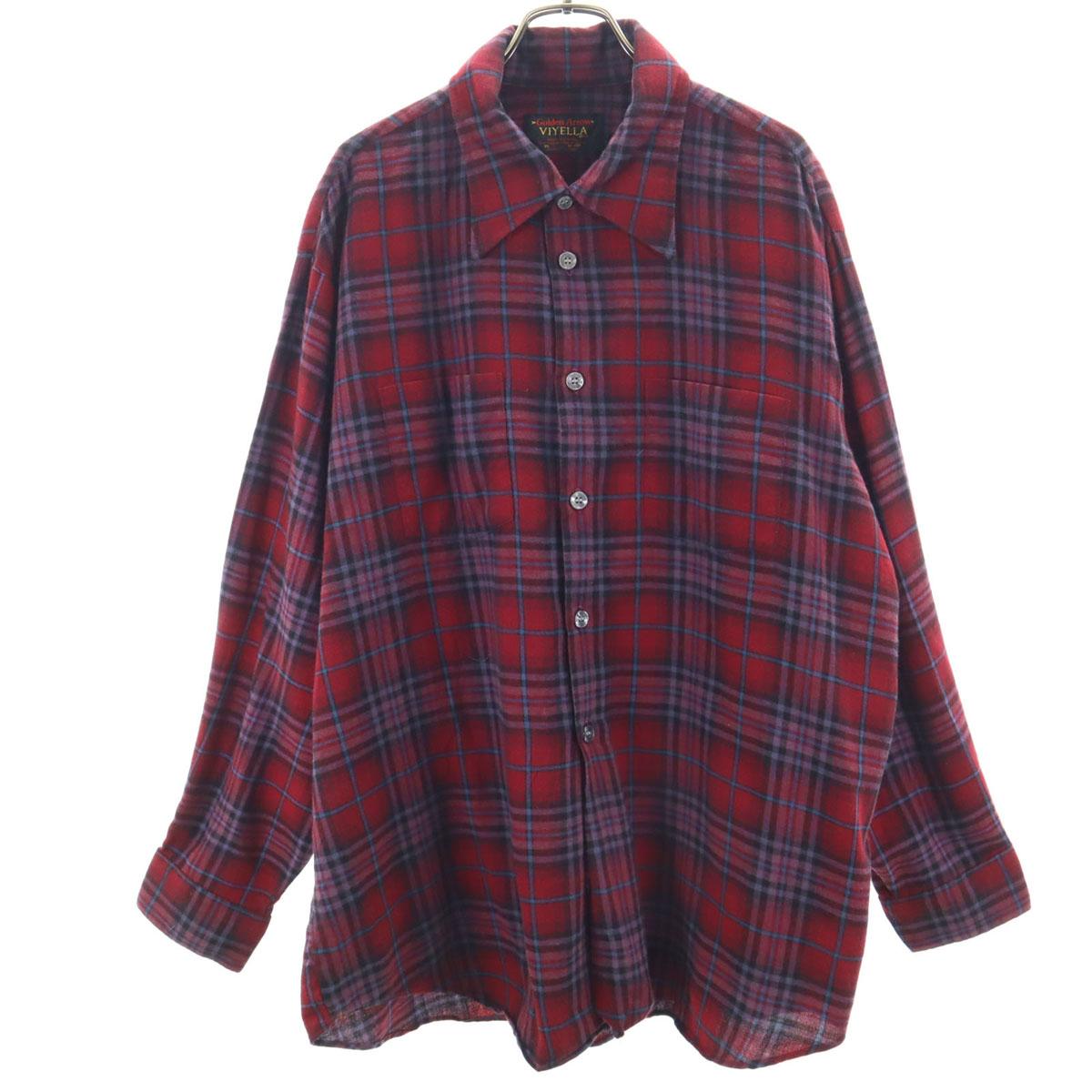 Винтажная шерстяная рубашка 70-х годов в клетку с длинным рукавом, шерстяная, размер XL, красная, мужская, б/у
Винтажная шерстяная рубашка 70-х годов в клетку с длинным рукавом, шерстяная, размер XL, красная, мужская, б/у