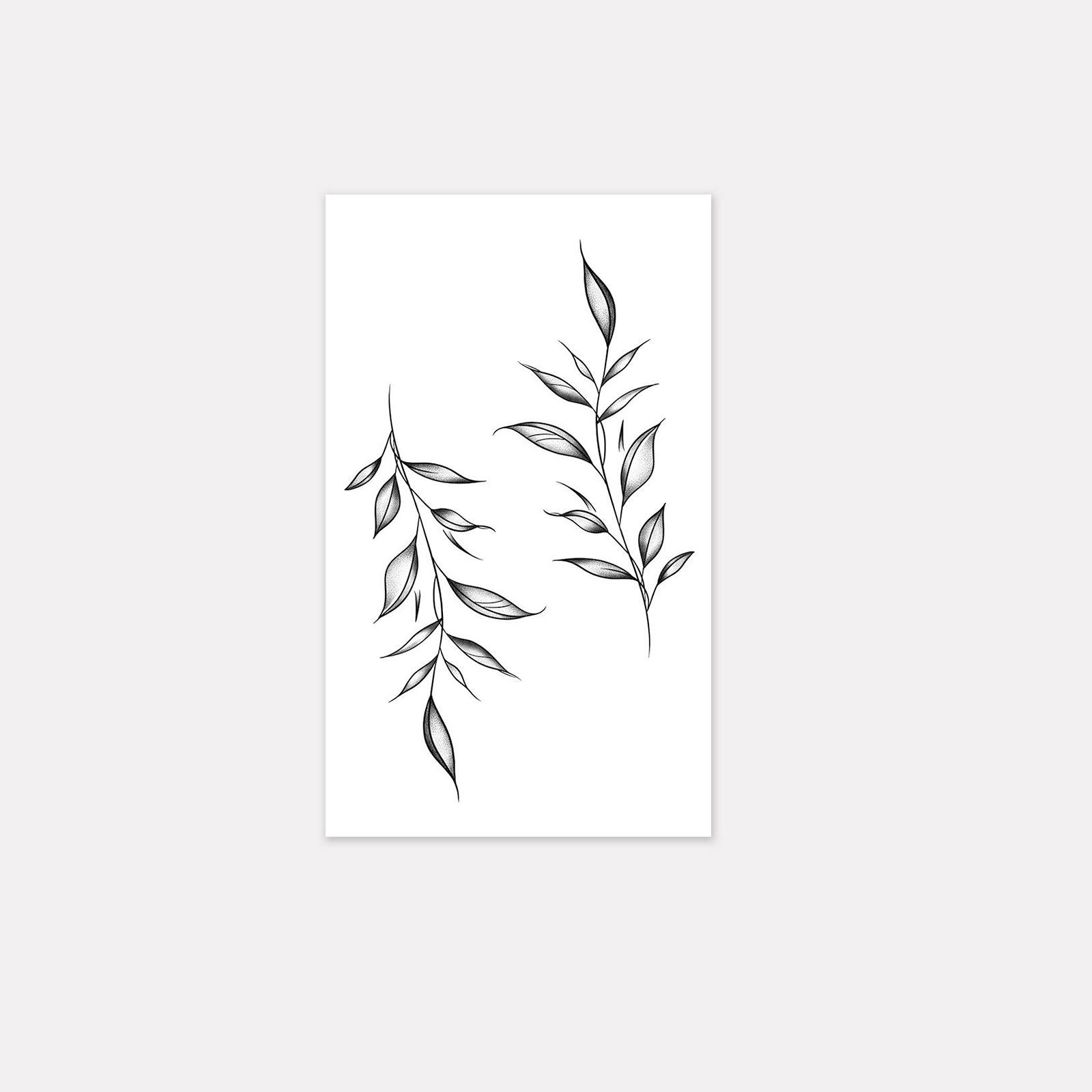 Small Fresh Branch Vine Tattoo Sticker Forest Leaf Long-Lasting Waterproof Niche High-End Matching Pattern 9*15
Small Fresh Branch Vine Tattoo Sticker Forest Leaf Long-Lasting Waterproof Niche High-End Matching Pattern 9*15