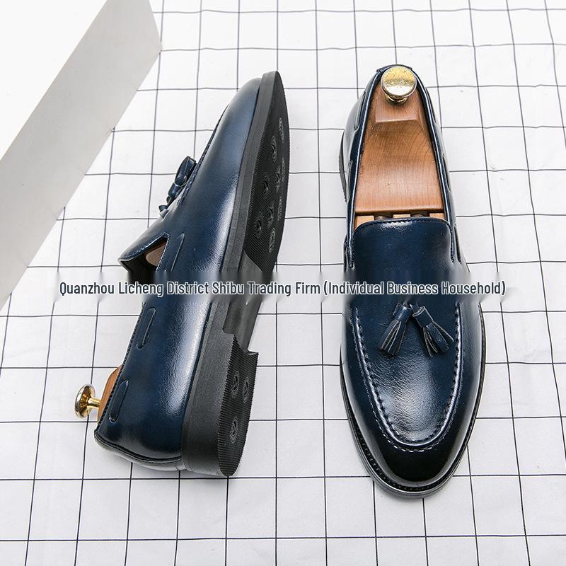 British-style Slip-On Pointed Toe Leather Tassel Loafers - Large Size Men s Formal Casual Shoes 44
British-style Slip-On Pointed Toe Leather Tassel Loafers - Large Size Men s Formal Casual Shoes 44