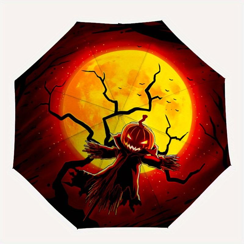 1pc Pumpkin Moon Automatic Open/Close, Foldable Compact Umbrella with 8-Rib Shaft, Perfect Gift For Men And Women, Casual Style, Vibrant Mot
1pc Pumpkin Moon Automatic Open/Close, Foldable Compact Umbrella with 8-Rib Shaft, Perfect Gift For Men And Women, Casual Style, Vibrant Mot