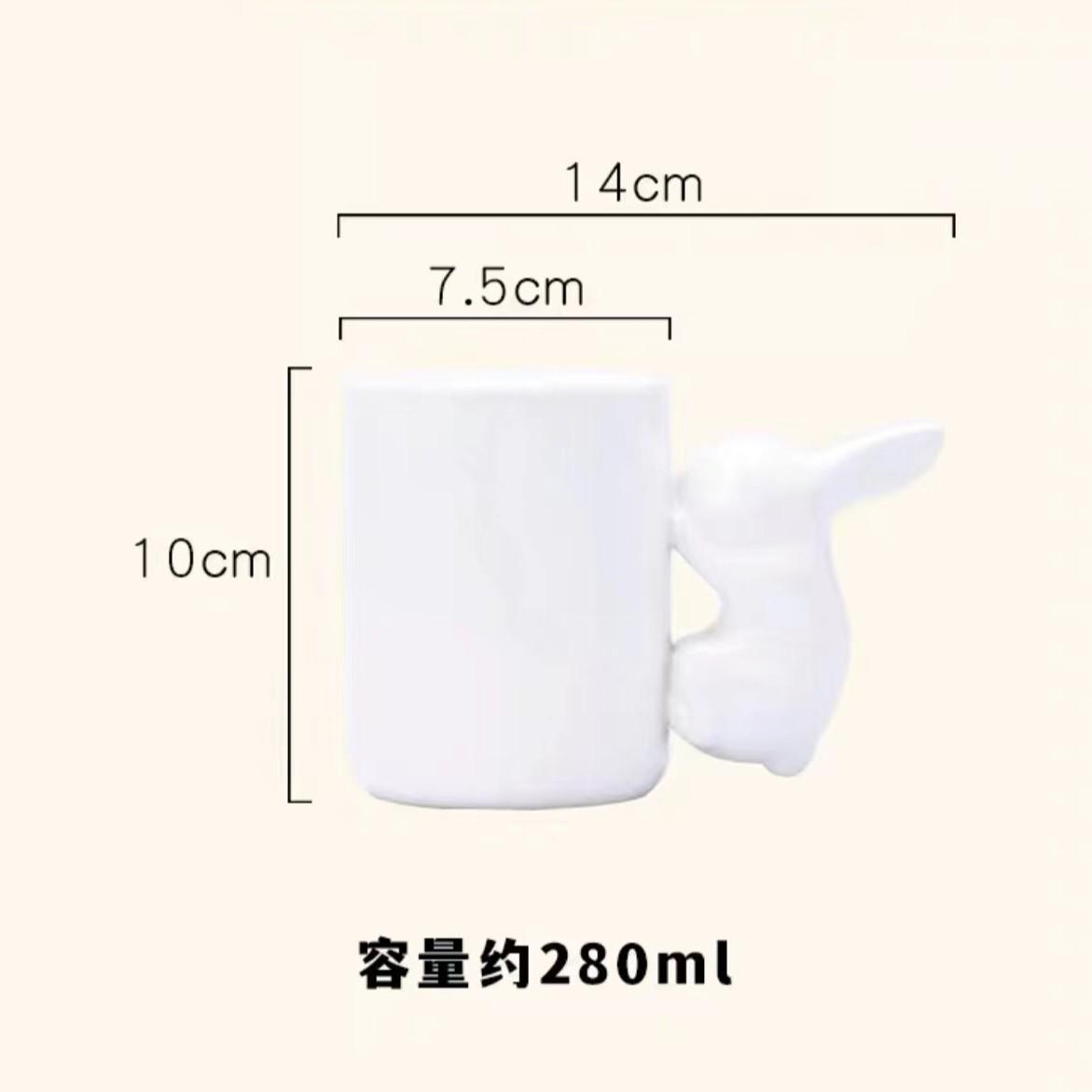 Cute Rabbit Handle Coffee Cup Ceramic Cartoon Animal Water Cup Breakfast Milk Cup Creative Mug Drinking Decorative Home Gifts 280ML жемчужина белый
Cute Rabbit Handle Coffee Cup Ceramic Cartoon Animal Water Cup Breakfast Milk Cup Creative Mug Drinking Decorative Home Gifts 280ML жемчужина белый