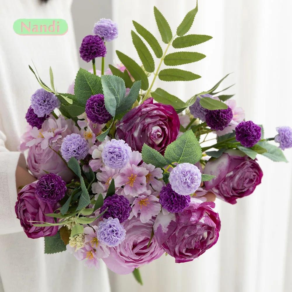 Artificial Flower Rose Bouquet For Wedding Decor Living Room Decoration, Wedding Hand held Flower Simulation Rose Wedding Bouque
Artificial Flower Rose Bouquet For Wedding Decor Living Room Decoration, Wedding Hand held Flower Simulation Rose Wedding Bouque