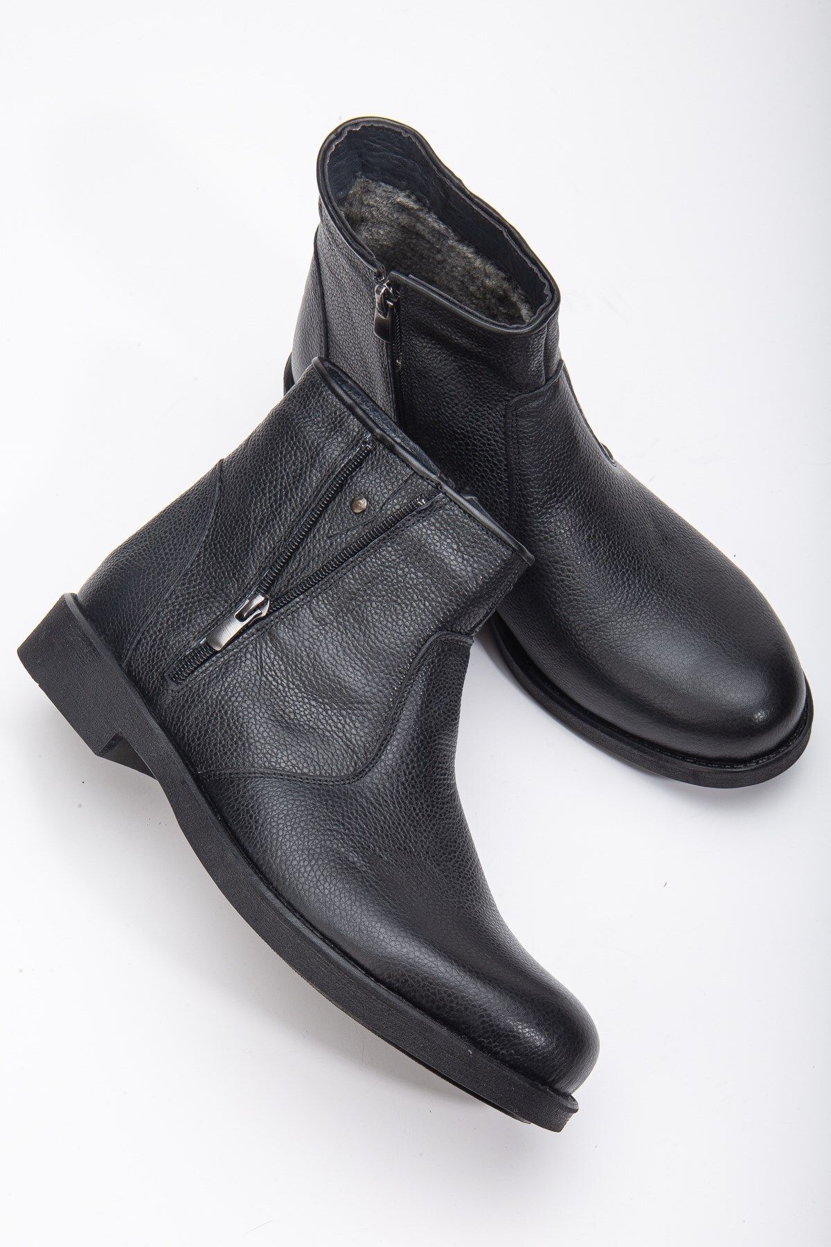 Men s Fashion Genuine Leather Wedge Heeled Booties The Dortex Furry Zippered Winter Boots Shoes 40
Men s Fashion Genuine Leather Wedge Heeled Booties The Dortex Furry Zippered Winter Boots Shoes 40