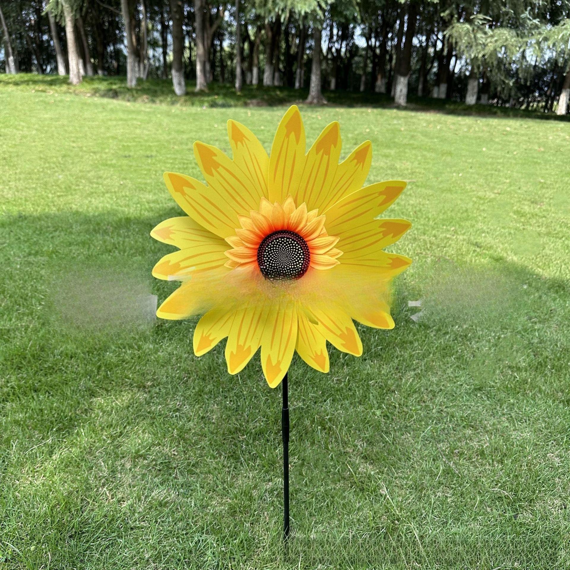 3-Tier Sunflower Pinwheel Wind Spinner in Bright Yellow and Blue for Outdoor Display 30cm жёлтый
3-Tier Sunflower Pinwheel Wind Spinner in Bright Yellow and Blue for Outdoor Display 30cm жёлтый