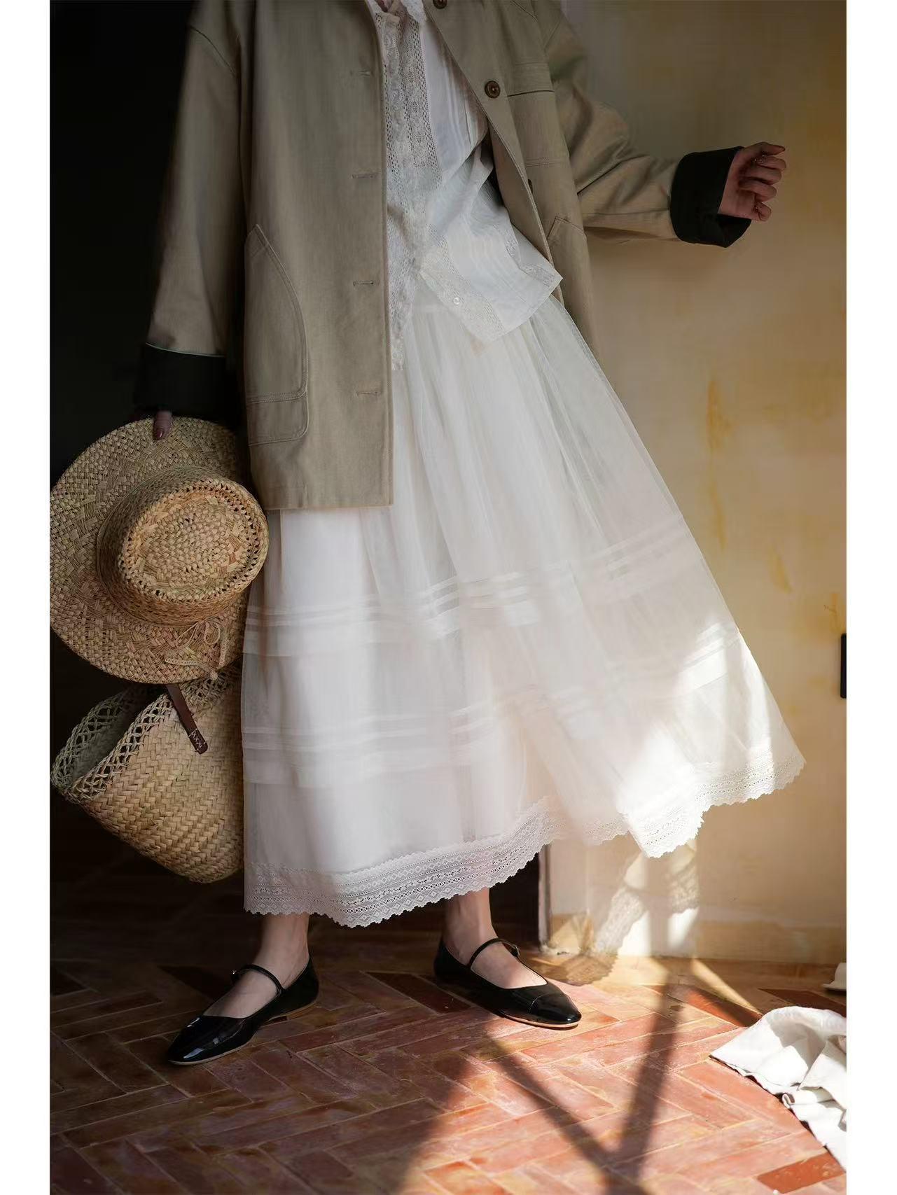 Spring 2026 White Versatile Slimming Long Skirt One Size білий
Spring 2026 White Versatile Slimming Long Skirt One Size білий