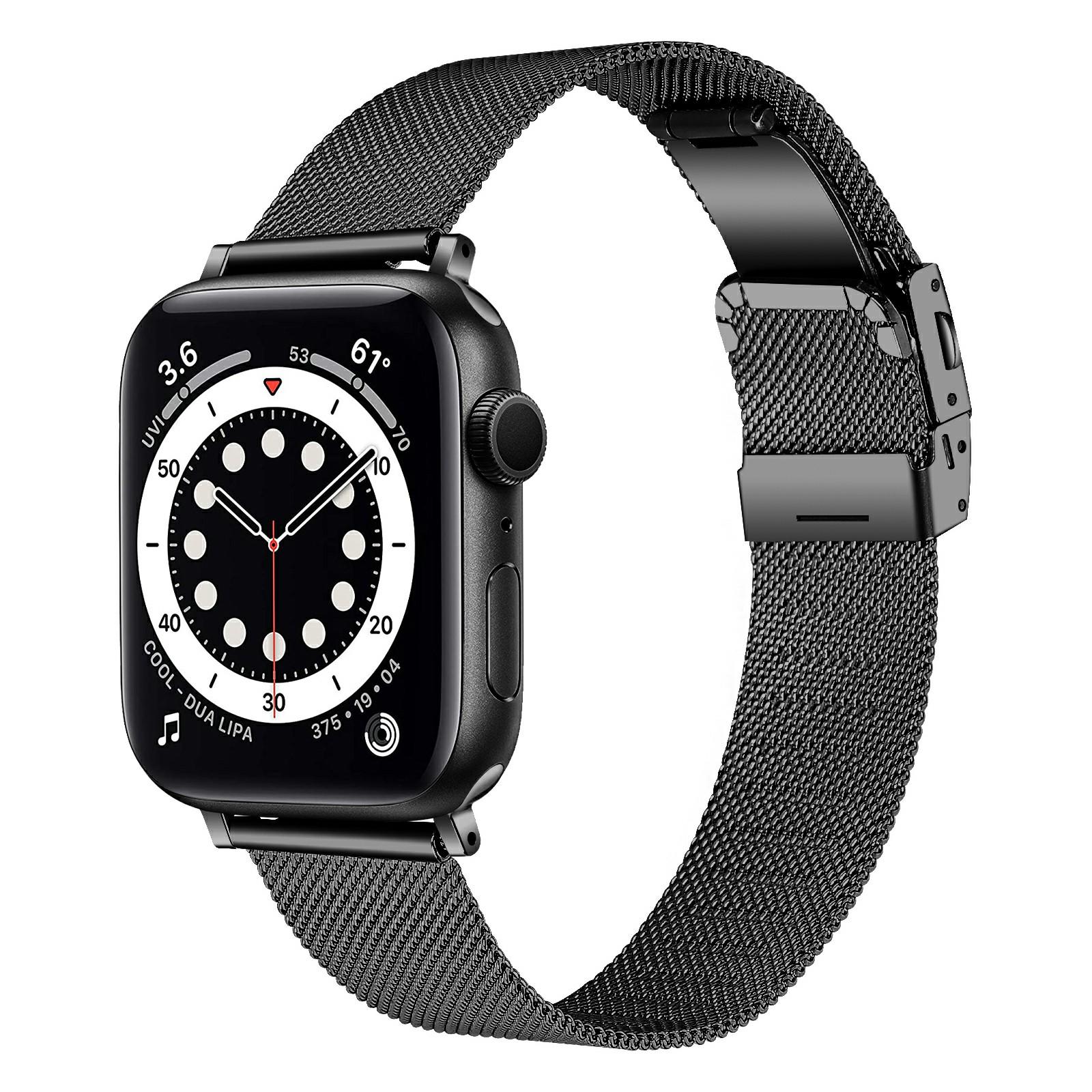 Watch Strap for Apple Watch Series 10 Ultra 9 8 7 SE 6 5 4 3 2 1 46mm 49mm 45mm 44mm 42mm Milanese Metal Band with Buckle Silver
Watch Strap for Apple Watch Series 10 Ultra 9 8 7 SE 6 5 4 3 2 1 46mm 49mm 45mm 44mm 42mm Milanese Metal Band with Buckle Silver