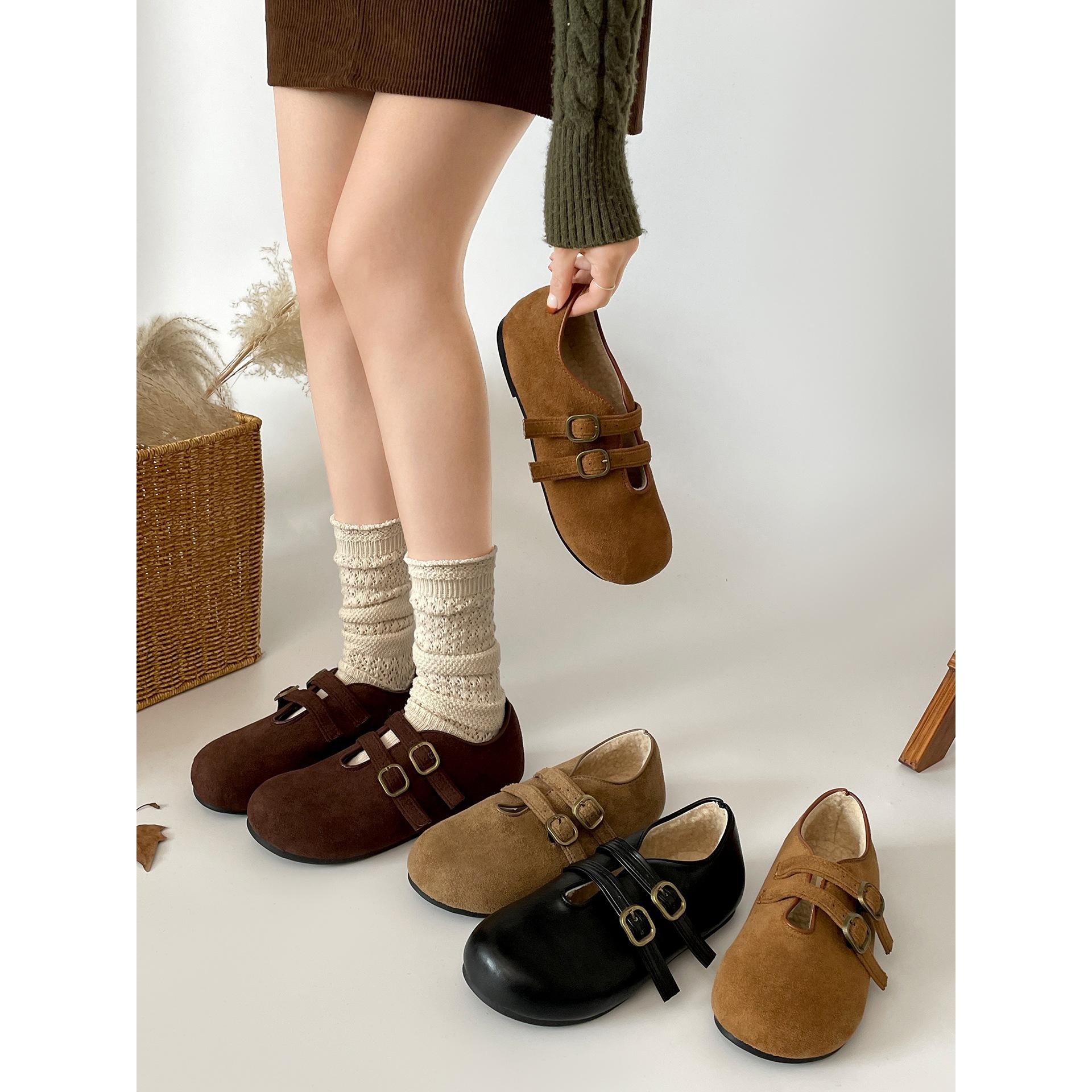 Wang Fan fleece thickened platform Birkenstocks winter warm Mao Mao Mary Jane shoes 40 хакі
Wang Fan fleece thickened platform Birkenstocks winter warm Mao Mao Mary Jane shoes 40 хакі
