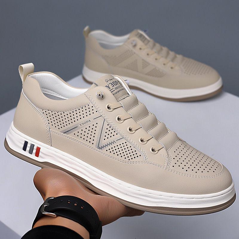 Men s board shoes 2025 summer trend new soft-soled hollow shoes men s casual versatile non-slip breathable white shoes 44 бежевый
Men s board shoes 2025 summer trend new soft-soled hollow shoes men s casual versatile non-slip breathable white shoes 44 бежевый