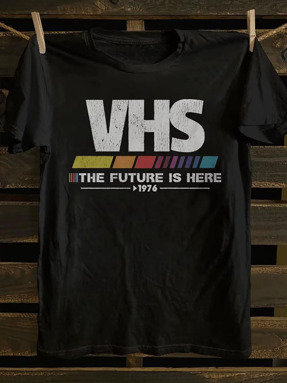 Retro VHS Vintage s TShirt Soft Cotton Short Sleeve VHS Cassette Tape Graphic with harajuku vintage tops S
Retro VHS Vintage s TShirt Soft Cotton Short Sleeve VHS Cassette Tape Graphic with harajuku vintage tops S