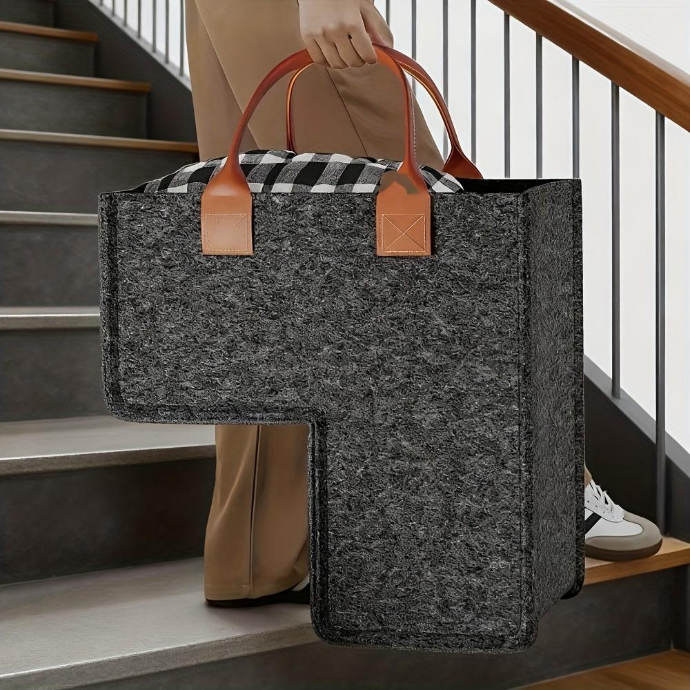 Foldable Stair Storage Basket - Heavy-Duty Felt Organizer with View Window & Handles, Space-Saving Step Bin for Laundry
Foldable Stair Storage Basket - Heavy-Duty Felt Organizer with View Window & Handles, Space-Saving Step Bin for Laundry