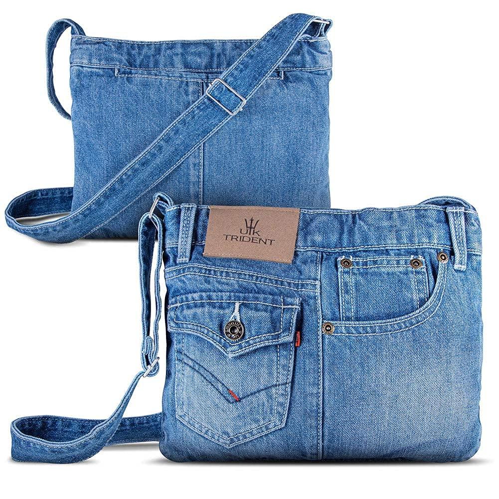 UK Trident denim shoulder bag for crossbody jeans sacoche popular with remade style women, bag, women,
UK Trident denim shoulder bag for crossbody jeans sacoche popular with remade style women, bag, women,