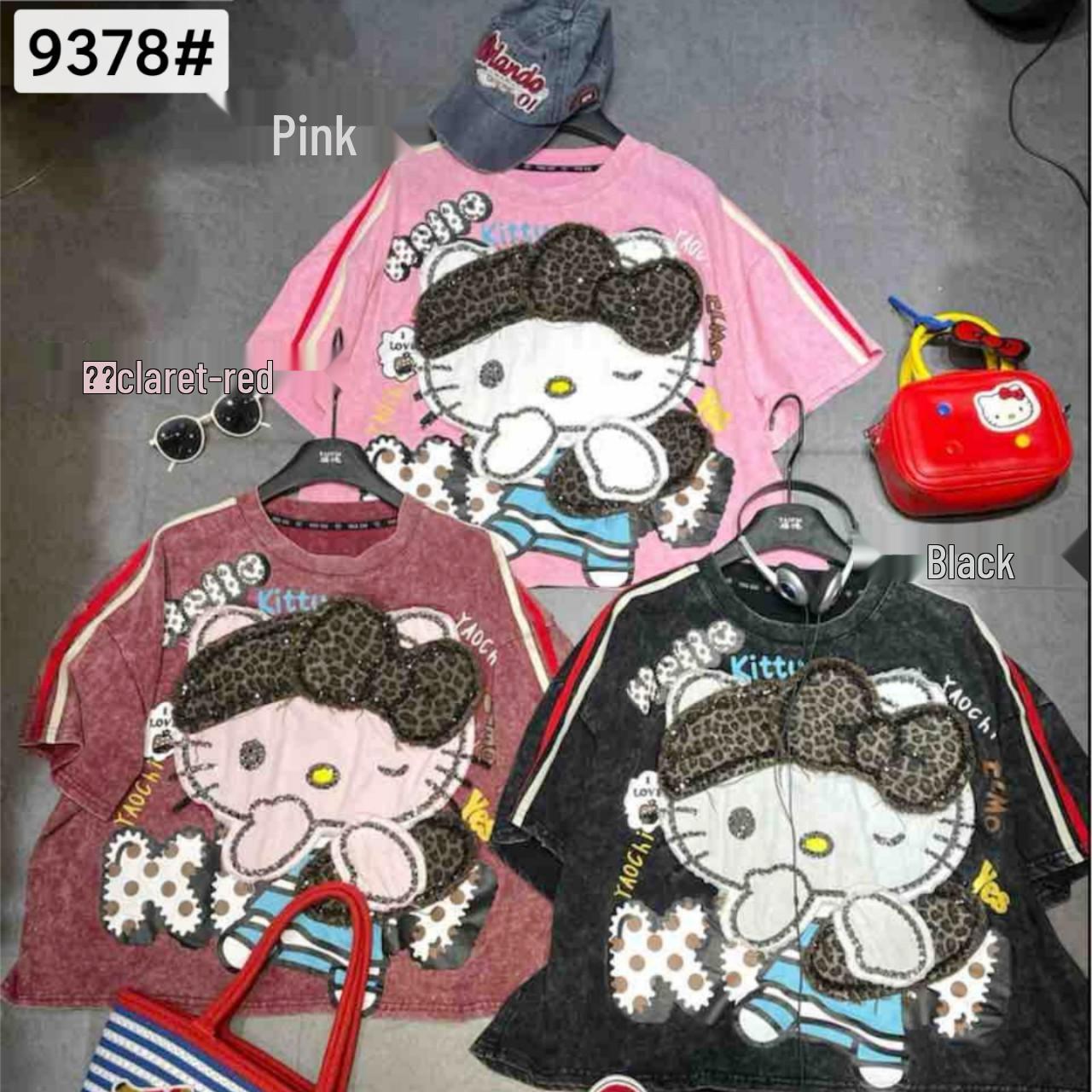 Hello Kitty Patchwork Plus Size Women s Summer T-shirt - Trendy Cartoon Short Sleeve Top One Size чёрный
Hello Kitty Patchwork Plus Size Women s Summer T-shirt - Trendy Cartoon Short Sleeve Top One Size чёрный