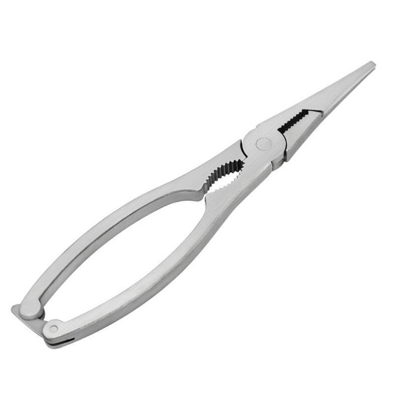 652F Stainless Steel Seafood Tools Crabb Stripping Pincers Kitchen Crabb Shrimp Peeling Clamp Pliers Clip Pack of 1
652F Stainless Steel Seafood Tools Crabb Stripping Pincers Kitchen Crabb Shrimp Peeling Clamp Pliers Clip Pack of 1