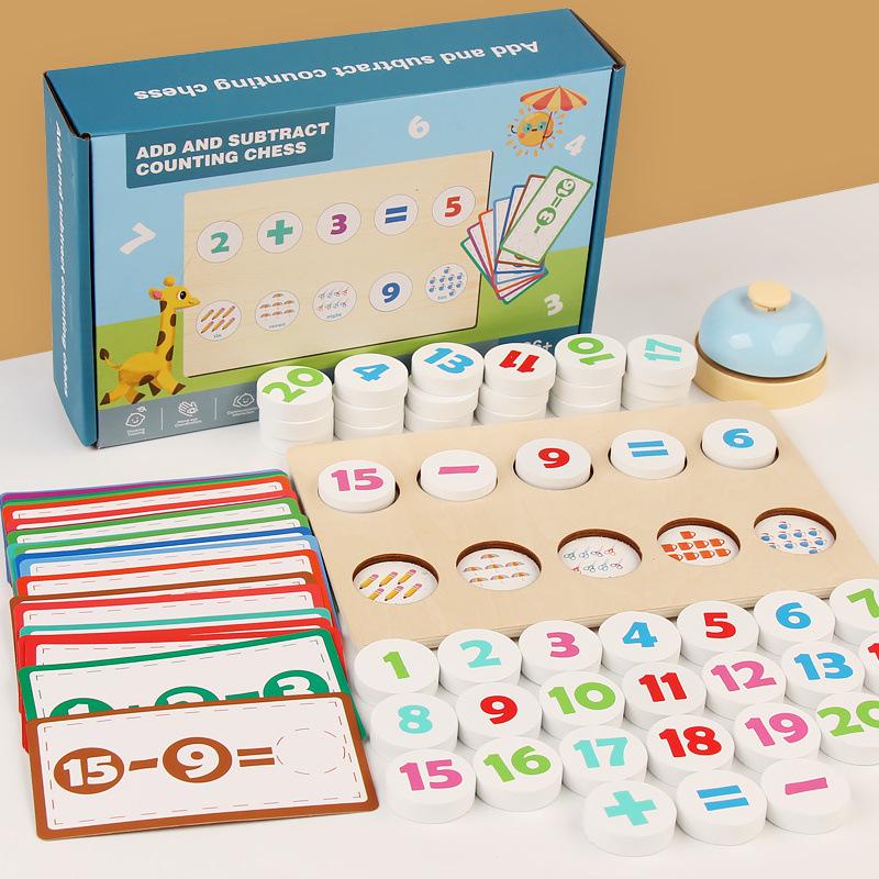 Addition & Subtraction Matching Toy: Educational Math Aid for Parent-Child Interaction
Addition & Subtraction Matching Toy: Educational Math Aid for Parent-Child Interaction