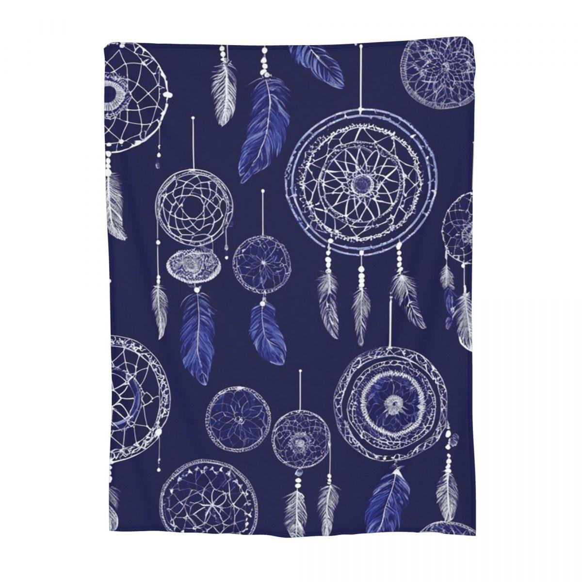 Blue Dreamcatcher With Feathers Blankets Fleece Sofa Throw Blanket Throw Blankets for Home Bedroom Office Throws Bedspread Quilt 80x120cm
Blue Dreamcatcher With Feathers Blankets Fleece Sofa Throw Blanket Throw Blankets for Home Bedroom Office Throws Bedspread Quilt 80x120cm