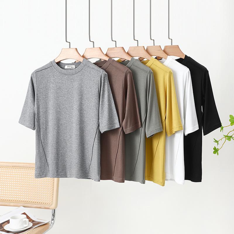 Women s Summer Patchwork Loose T-Shirt with Round Neck and Five-Sleeve Design XXL 120-150 lbs
Women s Summer Patchwork Loose T-Shirt with Round Neck and Five-Sleeve Design XXL 120-150 lbs