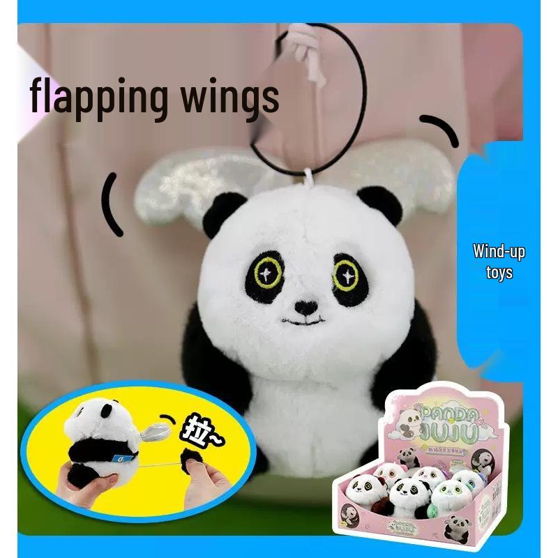 TikTok-Inspired Panda Toy with Movable Wings - Pull-String Plush Keychain Kitten Doll Pendant Other Size чорний/білий
TikTok-Inspired Panda Toy with Movable Wings - Pull-String Plush Keychain Kitten Doll Pendant Other Size чорний/білий
