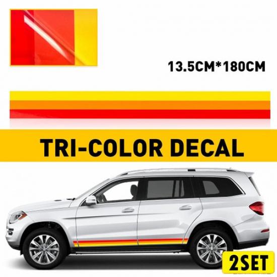 2X TRI-COLOR Side Rocker Decal Stripes Vinyl Sticker For All Toyota Tacoma Lexus
2X TRI-COLOR Side Rocker Decal Stripes Vinyl Sticker For All Toyota Tacoma Lexus