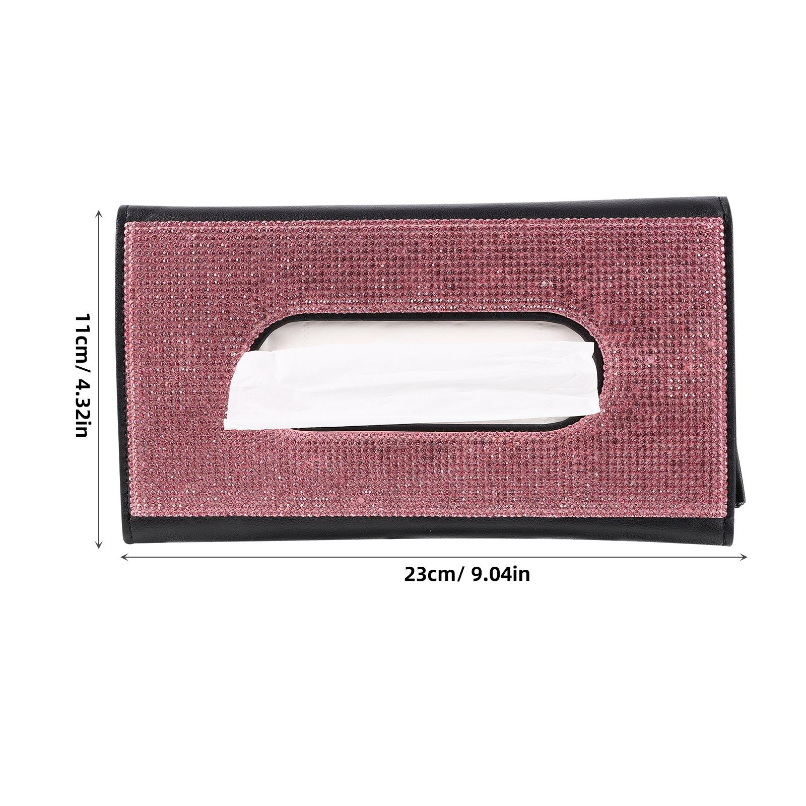 Car Tissue Holder PU Rhinestone Design Sun Visor Tissue Box Seat Back Napkin Holder Car Napkin Case Chic Style кавун червоний колір
Car Tissue Holder PU Rhinestone Design Sun Visor Tissue Box Seat Back Napkin Holder Car Napkin Case Chic Style кавун червоний колір