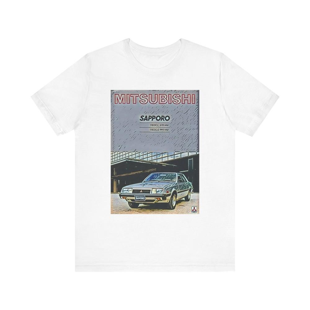 Mitsubishi Sapporo Tee, Car Enthusiast Gift, Retro T-Shirt, Unisex Crewneck SS 2XL
Mitsubishi Sapporo Tee, Car Enthusiast Gift, Retro T-Shirt, Unisex Crewneck SS 2XL