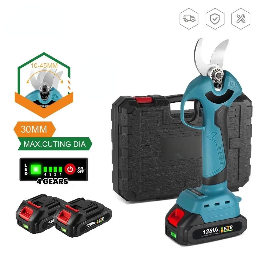 4 Gear Brushless Electric Pruner Cordless Handheld Orchard Shrub Pruning Tree Branches Cutter
4 Gear Brushless Electric Pruner Cordless Handheld Orchard Shrub Pruning Tree Branches Cutter