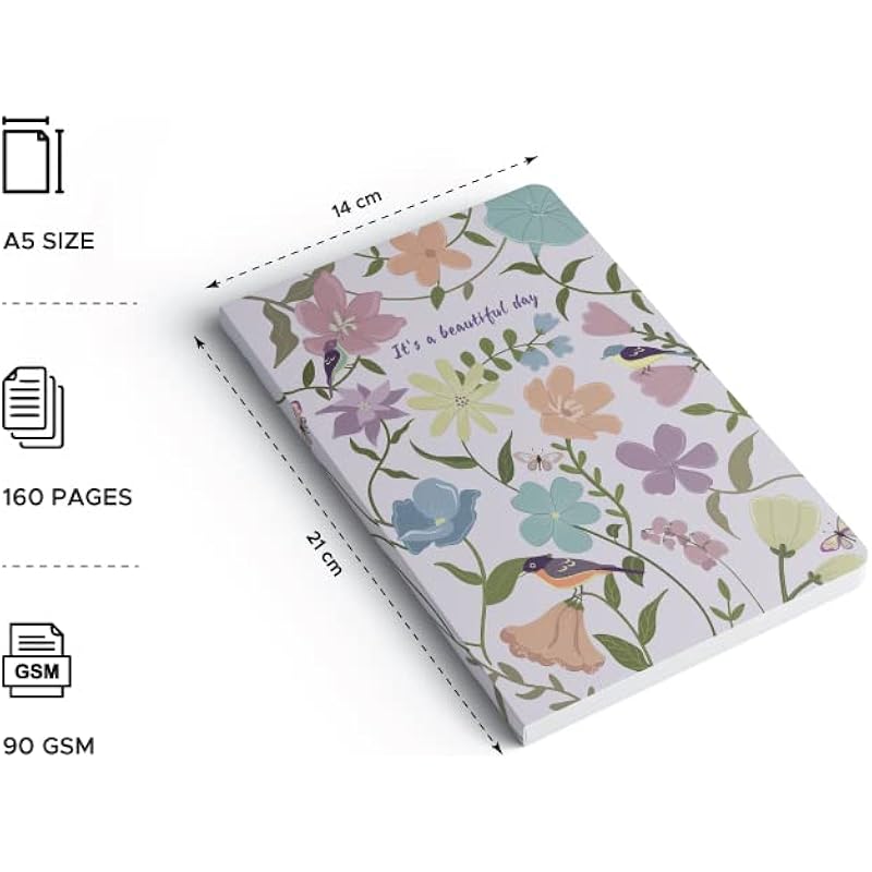 FACTOR NOTES A5 Notebook: Ruled | 90 GSM | 160 Pages (Its a Beautiful Day) a5
FACTOR NOTES A5 Notebook: Ruled | 90 GSM | 160 Pages (Its a Beautiful Day) a5